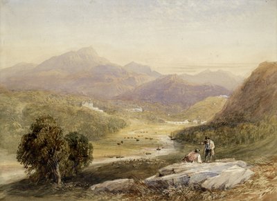 The Vale of Ffestiniog, Merionethshire by David Cox